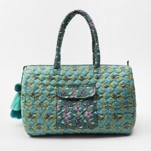 Zara Quilted Duffle Bag